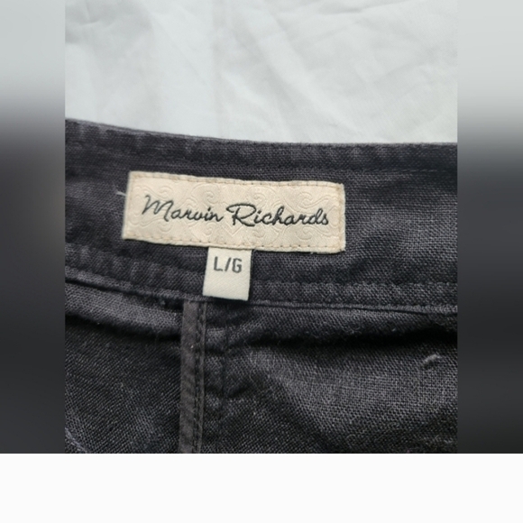 Marvin Rechards 💯 Linin Women's Cropped Black Blazer. Size L - Picture 8 of 11